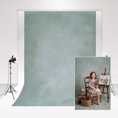 Dailygoods- Achtergrond Lichtgroen 2 x 3 m - Fotografie Achtergrond - Achtergronddoek - Babyfotografie - Portret Fotografie - Huidvriendelijk Materiaal - Live Video Achtergrond - Fotografieachtergrond