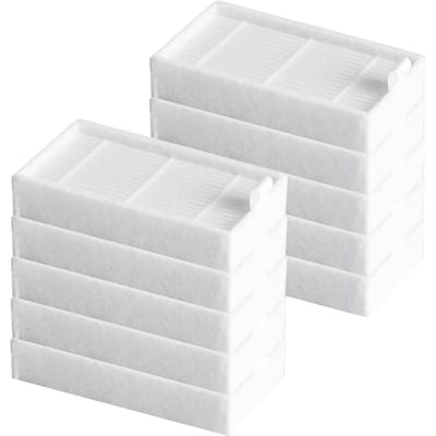 10 stuks/partij Robotstofzuiger HEPA-filtervervanging voor iLife Robotstofzuiger, V3, V3S, white