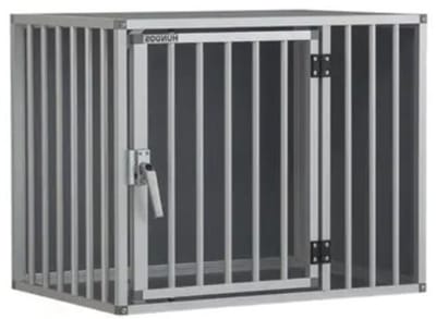 Hondenbench Extreme - Hondenhok - Kennel voor Hond - Stevige kwaliteit Aluminium - Model DL - Maat S - Deur Links - 76 x 52 x 61 cm