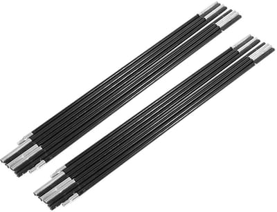 Dailygoods- Tentstok 4.48M Vervangend - Glasvezel - Lichtgewicht - Draagbaar - Roestbestendig - Duurzaam - Tentpaal