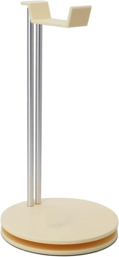 Hoofdtelefoonstandaard - Displayrek - Bureau organiseren - Stevige basis - 22 cm hoog - Zwart