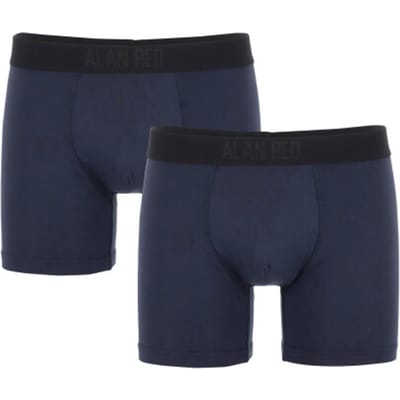 Alan Red Boxer Donkerblauw (navy) 2-Pack - Maat M - Heren - Boxershorts
