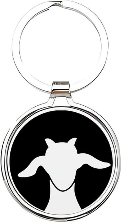 Akyol - Goat Sleutelhanger - geit - Dierenliefhebbers - De goat - lammetje - dieren - Geiten sleutelhanger - 4 x 7,5 CM