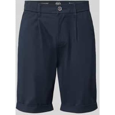 LERROS Korte chino van een lichte katoenmix , Maat: 31 , Kleur: BLUE NIGHT , 74% katoen, 24% polyester, 2% elastaan