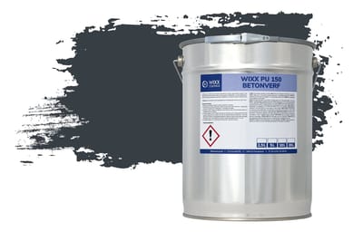 Wixx PU 150 Betonverf - 20L - RAL 9005 | Gitzwart
