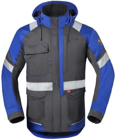 Havep 50188 Parka Charcoal Grijs/Korenblauw maat XL