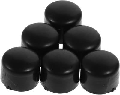 Tafelvoetbal Eindkapjes - Stok Beschermers - Spel Veiligheid - Stevig Plastic Materiaal - 10 Stuks - Zwart