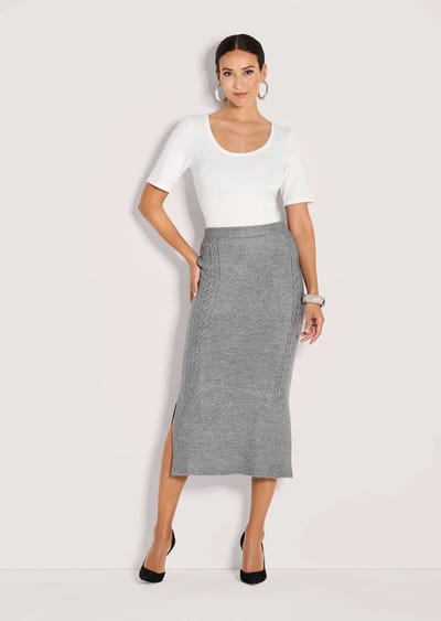 MADELEINE Tricot Rok Tricot rok