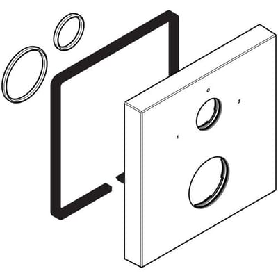 AXOR Starck Organic replacement rosette for thermostat 12716000, Art. 98326000