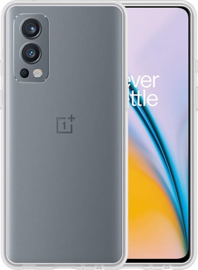 Hoesje - Geschikt voor OnePlus Nord 2 - Sterk & Shockproof - Hoes Cover - Siliconen Case - Telefoonhoesjes - Transparant