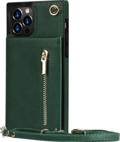Hoesje geschikt voor Samsung Galaxy S20 FE - Backcover - Pasjeshouder - Portemonnee - Koord - Kunstleer - Groen
