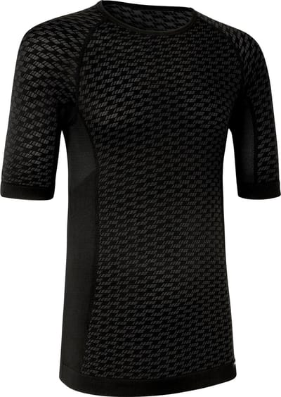 GripGrab - Expert Seamless Korte Mouw Zomer Fiets Base Layer Zweethemd - Zwart - Unisex - Maat XS/S