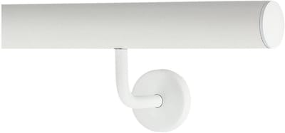 Wandleuning Trapleuning - Aluminium Reling - Veilige Ondersteuning - Eenvoudige Montage - 170 cm - Wit