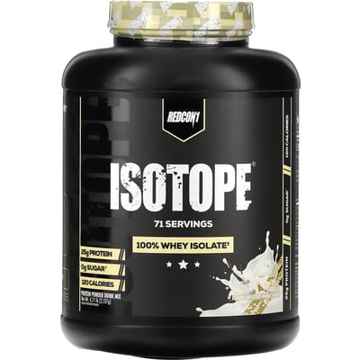 Redcon1, Isotope, 100% Wei-isolaat, Vanille, 4,71 lb (2,137 g)