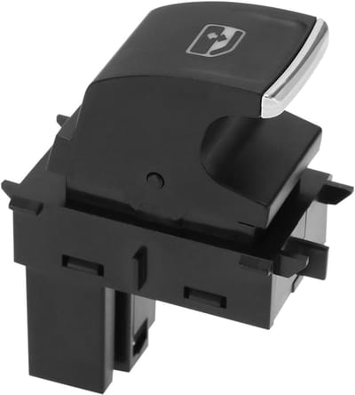Raamschakelaar Knop - Elektrische Raambediening - Auto Raam Bediening - 4 Pin Passagierszijde - 11.4 x 7.3 x 2.2 cm
