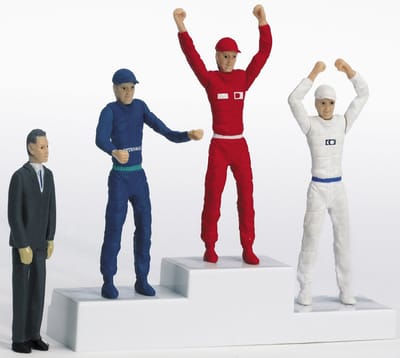 Carrera Racebaanonderdeel - DIGITAL 124/132/Evolution - Winnaarspodium met 4 Figuren onderdeel