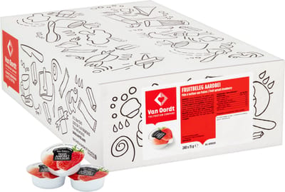 Van Oordt | Broodbeleg | Aardbei Jam Cups | 240 stuks a 15 gram
