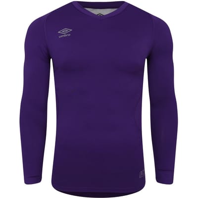 Umbro Heren Elite V Neck Base Layer Top (Helder paars)