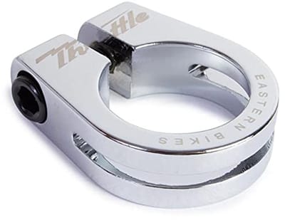 Gas clamp zadelpen - chroom voor fietsen