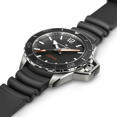 [Hamilton] Montre HAMILTON Garantie authentique Khaki Navy Open Water Auto Mécanique Remontage automatique H77825330 Homme [Produit importé régulier] noir