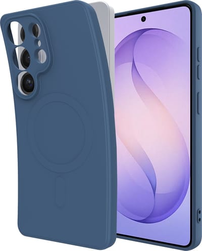 Cazy hoesje geschikt voor Samsung Galaxy S26 Ultra Hoesje geschikt voor MagSafe - Color Backcover - Blauw