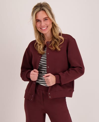 Je m'appelle Dames Trui Met stretch - Rood - Maat S