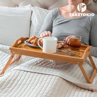 Bamboe Dienblad op Pootjes