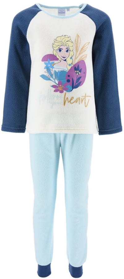 Disney Frozen Pyjama - Fleece - Blauw - Maat 98/104