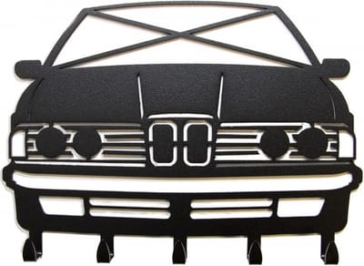 Sleutelhouder BMW - E24 - Sleutel rekje - auto - kapstok - M - drift - race - hoge kwaliteit - REYHS - design - handig - stoer
