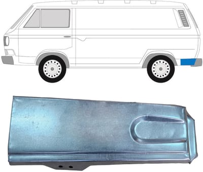 Reparatiepaneel achterspatbord voor Volkswagen Transporter T3 1979-1992 / Links