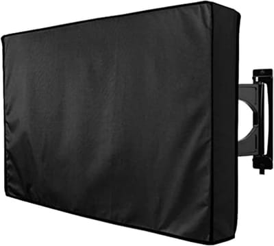 TV Hoes - TV Beschermhoes - Buiten TV Beschermen - Waterdicht Weerbestendig - 50-52 inch - Zwart