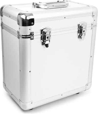 Platenkoffer - Power Dynamics RC80 platenkoffer voor 60 platen (12) - Zilver
