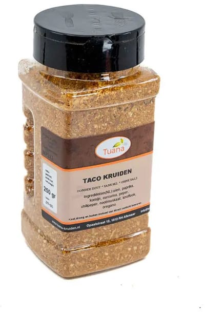 Tuana Kruiden - Taco Kip Kruiden - Strooibus 500 Gram - Tuanashop - GP-T-0014