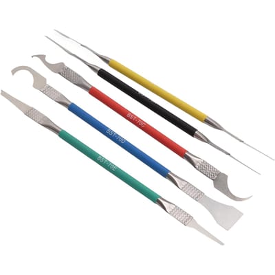 Elektronica Openings Wrikker Spudger Gereedschap Reparatiekit 5 in 1 Professioneel BST?70 PCB Moederbord gray