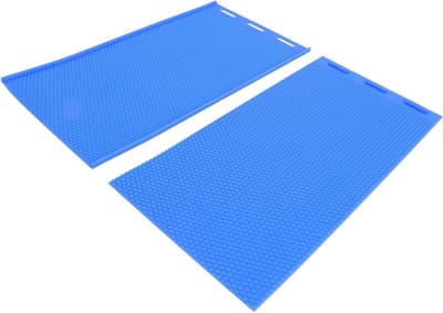 Duurzame Siliconen Bijenwaspers in Bladvorm, Gemakkelijk Schoon te Maken voor Imkers, 2 Stuks voor Groot Formaat en Meerdere Kleine Maten (43,4 x 22,5 cm)