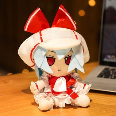 20cm Touhou Project Hakurei Reimu Kirisame Cirno Fumo Pluche Speelgoed Anime Cadeaus Japanse Dochterdag 20cm roze