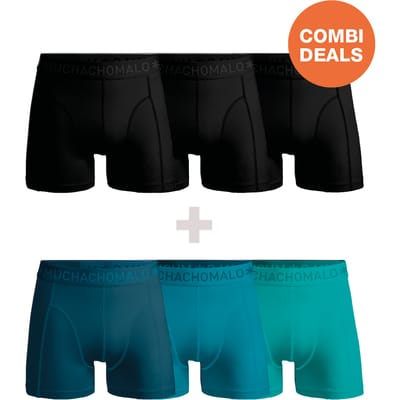 Muchachomalo Boxershort Heren – 6 Pack – 95% Katoen – Heren Ondergoed – Kleding – Stevig Ondergoed – Onderbroeken Heren