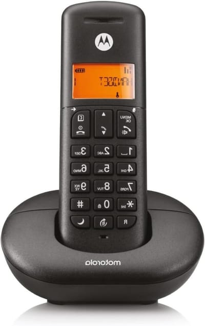 Digitale Draadloze Telefoon - DECT Huistelefoon - Thuis Bellen - Ongewenste Oproepen Blokkeren - 20 Nummers Blokkeren - Zwart