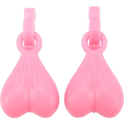 1 Paar Decoratieve Schoenklemmen Charm Glow in the Dark Schoenbedel voor Jongens Meisjes Vrouwen Mannen Verjaardag pink
