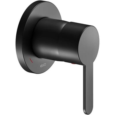 Keuco IXMO Flat Black Selection concealed single lever mixer, round 59551370301