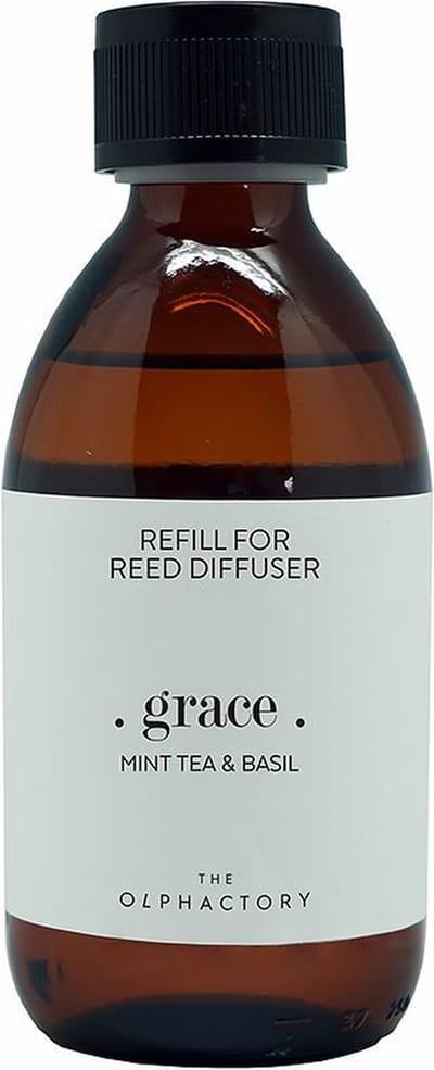 The Olphactory - Geurstokjes refill 'Grace' Mint Tea & Basil 250 ml