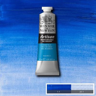 Merkloos Olieverf 37ml Lichtblauw - Water Verdunbaar