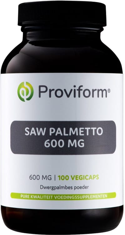 Proviform Saw palmetto 600 mg 100 Vegetarische capsules