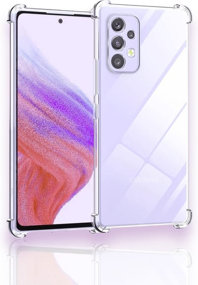 AziLine Shockproof Case Geschikt voor Samsung Galaxy A53 5G - Transparante Luxe A53 Bescherming Hoesje - Maximaal Stevig en Premium Kwaliteit geschikt voor Samsung Galaxy A53 5G