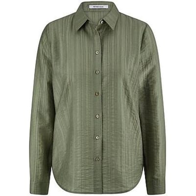 Blouse lange mouwen Van Peter Hahn groen