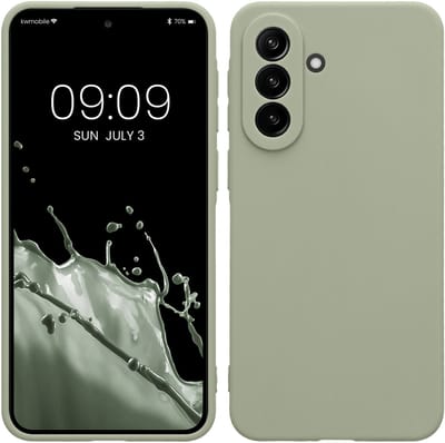 kwmobile telefoonhoesje geschikt voor Samsung Galaxy A37 5G - Hoesje voor smartphone - Precisie camera uitsnede - In grijsgroen