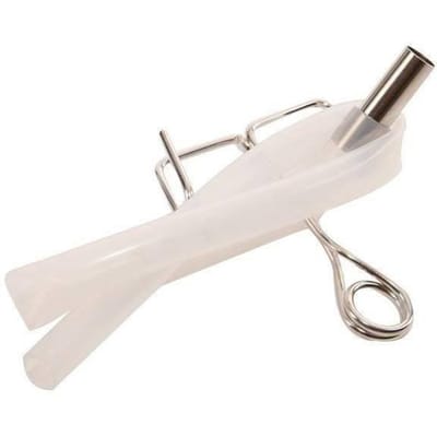 Orion Transparante Siliconen Vervangende Sapslang met Kraantje en Klem voor Orion 8L Stoompersen (37cm)