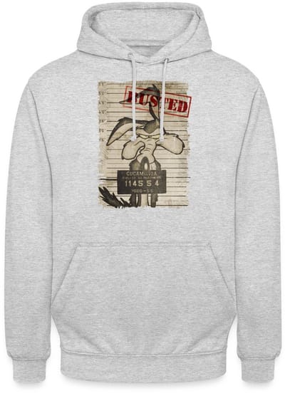 Looney Tunes Wile E. Coyote Busted Hoodie Unisex