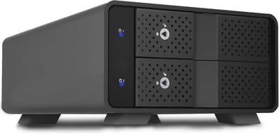 RAID Harde Schijf Dockingstation voor 2x SATA 3,5/2,5 inch HDD's - USB 3.2 Gen 2 tot 10Gbit/sec, Vergrendelbaar en Aluminium