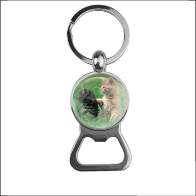 Bieropener Glas - Katten